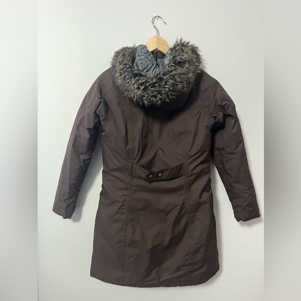 The North Face Brown Arctic Hooded Parka women’s Size S - Picture 4 of 6